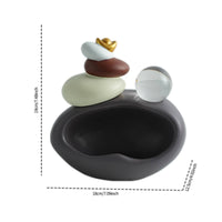 Tabletop Key Bowl Space-Saving Decorative Storage Ornament Clear for Entryway