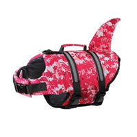 Dog Life Jacket Buckle Closures Dog Swim Vest Patterned Material