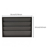 Jewelry Display Tray Beige Finish Jewelry Storage Tray for Storage Counter