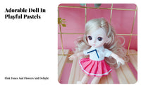OB11 Doll Dress Summer Design Ob11 Doll Outfit Cute Design 1/12 Scale BJD Outfit