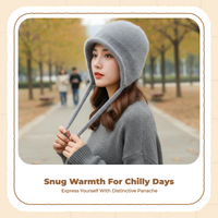 Soft Knit Hat, Warm, Women, Outdoor, Relaxed