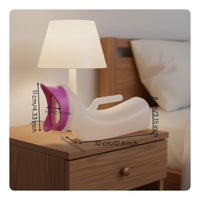 Soft Spout Urinal with Lid Bedridden Urine Jug Portable for Nighttime