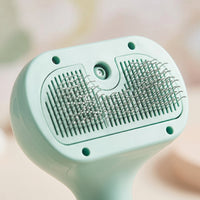 Spray Grooming Comb Portable Pet Brush with Spray Lightweight for Dogs