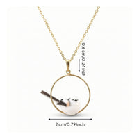 Necklace with Bird Pendant Dainty Pendant Necklace Minimalist for Women