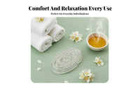 Oval Skin Scrubber Deep Cleansing Head Massager Ergonomic Grip Wet and Dry Massage for Gentlemen, People with Dandruff, Spa