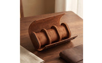 Watch Roll with 3 Slots Portable Organizer Safeguarding for Travelers