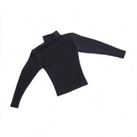 1/6 Scale Long Sleeve Top Snug-Fitting Miniature Pullover Top Soft Cloth Action Figure Pullover