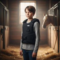 Horse Riding Torso Protector Shoulder Protection Equestrian Vest Customizable Fit Padded Riding Vest for Adults, Equestrians