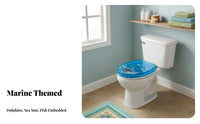 Thickened Design Resin Toilet Seat Solid Construction Universal Toilet Seat Easy to Clean Crack Resistant for Homeowners, Families, Adults, Home, Hotel, Restaurant