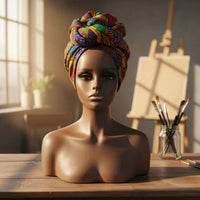 Realistic Mannequin Head Makeup Practice Hairpiece Display Head Material Realistic Mannequin Bust for Salon, Beauty School