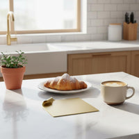 Corner Tray Mirror Polished Square Metal Tray Rust Resistant for Dining Table