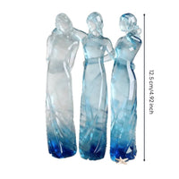 Sisters Sculpture Symbolic Friendship Statue Elegant for Desk