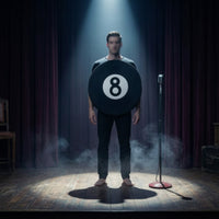 Billiard Eight Ball Costume Bold Billiard Ball Costume Machine Washable
