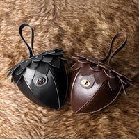 PU Leather Change Pouch Multi-Purpose Mini Cosmetic Bag Snap Closure