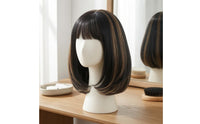Breathable Cap Heat Resistant Synthetic Hairpiece Adjustable Straps Heat-Resistant Hairpiece
