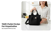 Multi-Pocket Utility Bag Multiple Carrying choices Shoulder Purse for Work, Moms
