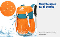 Lightweight Nylon Hiking Backpack, Outdoor Daypack, Unisex Sports Rucksack for Commuting, Students, Multi-Compartment