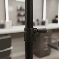 Mannequin Head Tripod Stand Heavy Duty Hairdressing Practice Head Stand Portable Adjustable Hairpiece Tripod for Barbers, Beauty School