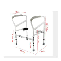 Toilet Safety Frame Anti-Slip Feet Toilet Support Stand Unattached-Standing