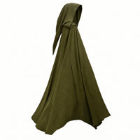 Hooded Cloak Flowing Pointed Hood Cape Versatile for Halloween
