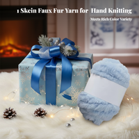 Soft Faux Knitting Yarn for DIY Scarf & Hat