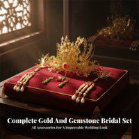 Chinese Peacock Crown Luxurious Design Peacock Crown Chinese Wedding Headdress Intricate for Weddings