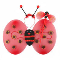 Children's Bee Costume Skin-Friendly Bee Costume Set Adjustable Straps for Girls