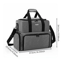 Manicure Storage Case Soft Padded Interior Nail Polish Organizer Bag for Salon