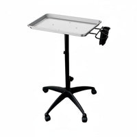 Hairdressing Trolley Wheeled Salon Tray on Wheels Large Storage Surface Stylist Rolling Cart for Hairdressers, Nail Technicians