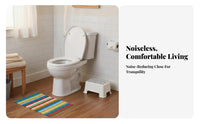 Toilet Seat with Cover Non-Slip gentle-close Seat and Lid Quick quick-release for Hotel