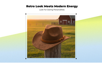 Western Wool Fedora Hat Wide Brim Sun Protection