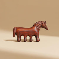 Horse Shaped Massage Comb Multi-Functional Carved Sandalwood Comb for Home Spa