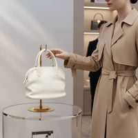 Handbag Display Stand Strong Load-Bearing Capacity Metal Bag Hanger Stand Countertop Handbag Holder Easy Assembly