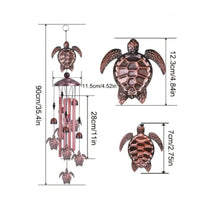Creature Wind Chime Bell-Shaped Pendants Hanging Ornament Layered Design