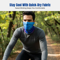 Multifunctional Ice Silk Cycling Headwear, Cooling Neck Gaiter, Quick-Dry Sports Headband, Outdoor Sun Protection Face Cover