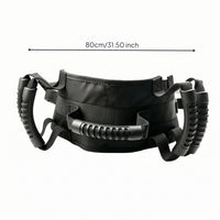 Therapeutic Transfer Belt Encircling Multiple Handholds Gait Belt Strapping Equipment for Individuals with Limited Mobility, Rehabilitation