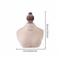 Necklace Display Bust Wooden Base Necklace Display Holder Sturdy Retail Fixture for Shop Window, Boutique