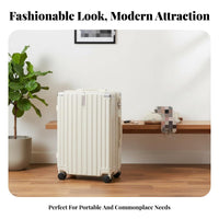 20 Inch Carry-on Luggage Combination Lock Small Wheeled Luggage for Airport, Men