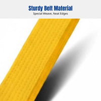 Korean Fighting System Grading Belt Official Rank Hues Fighting Arts Gear Adaptable Reinforced Stitching for Children, Dojo