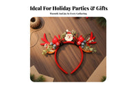 Reindeer Branch Headband Festive Design Soft Branch Headpiece Christmas Deer Branch Hairband Comfortable for Adults