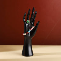 Resin Hand Model Elegant Design Band Display Hand Polished Finish for Craft Fair