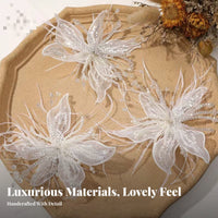 Floral Hair Fastener Elegant Lace Hair Tie Lace Scrunchie Sweet Design Ruffle Scrunchie French Design for Women, Weddings