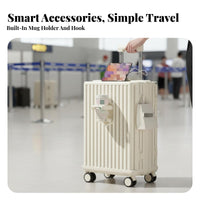 Multifunctional Suitcase Pressure-Resistant Hard Shell for Men, Students