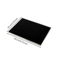 Jewelry Display Tray Soft-Textured Accessory Organizer Tray Rectangular Minimalist for Collectors, Vanity, Dresser