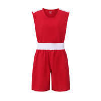 Boxing Top and Shorts Round Neck Boxing Training Outfit Breathable