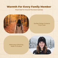 Soft Knit Hat, Warm, Women, Outdoor, Relaxed