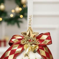 Christmas Tree Hanging Bell Colorful Christmas Bell Ornament Glittering