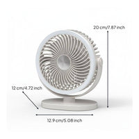 USB Rechargeable Handheld Fan 3-Speed Adjustable Mini Rechargeable Fan Quiet