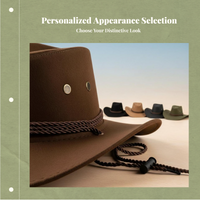 Cowboy Hat, Wide Brim, Vintage Sun Protection