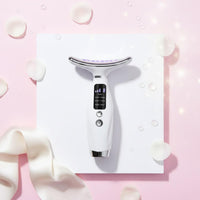 7 Color Light Treatment Massager High Frequency Vibration LED Neck Firming